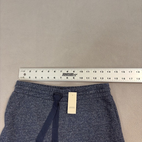 NWT LOFT Skirt Womens Small Petite Blue Metallic Ruffle Hem Drawstring Waist - Picture 8 of 10